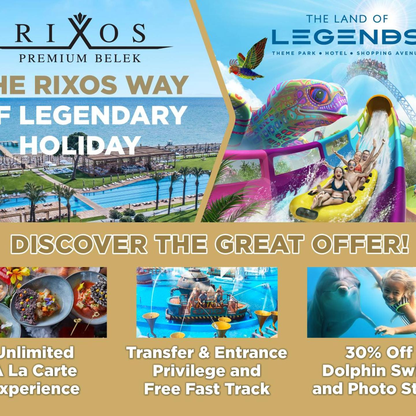 Rixos Premium Belek - The Land of Legends Access