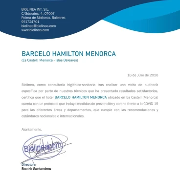 Barceló Hamilton Menorca - Adults Only